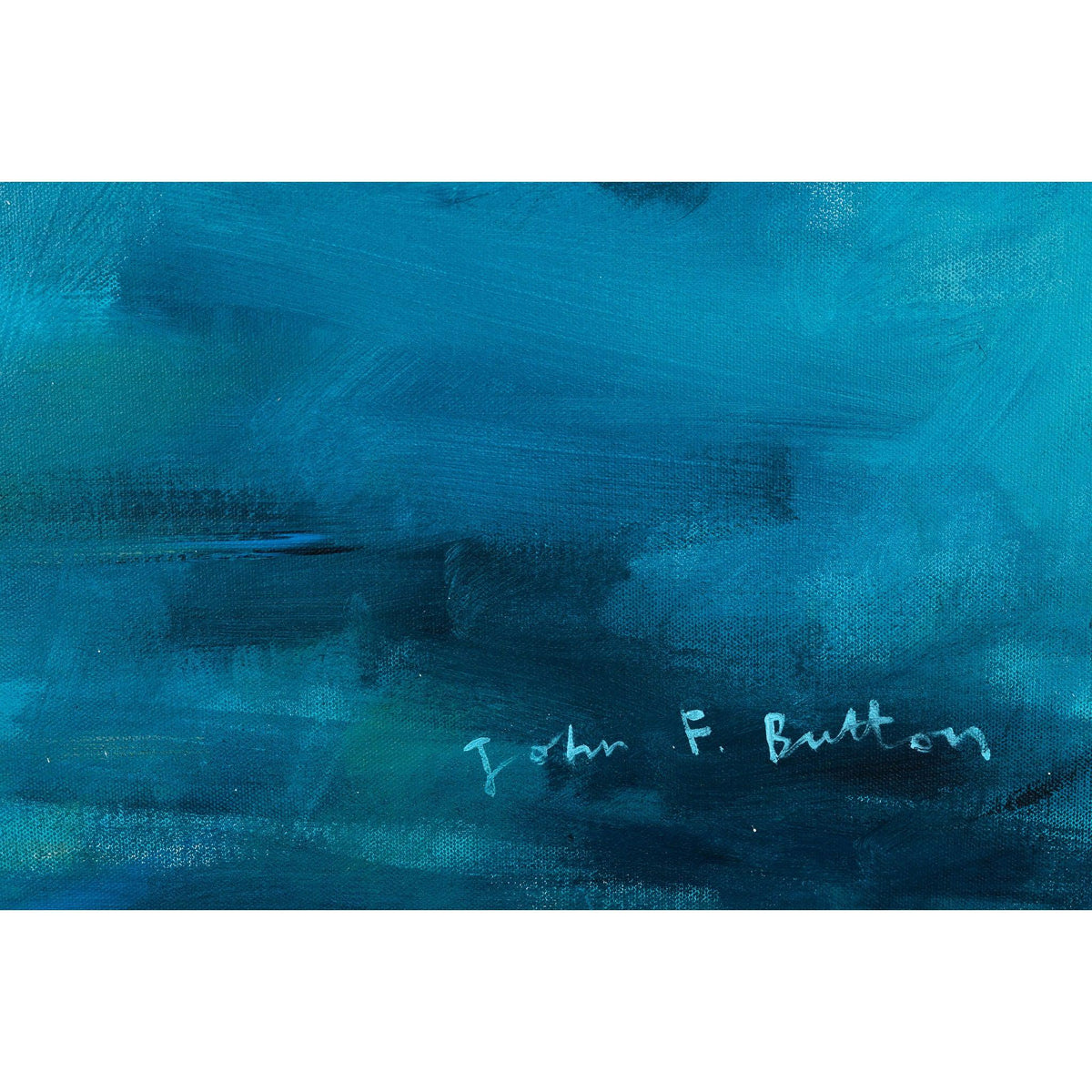 'Dive in!’ acrylic on board by John Button, available at Padstow Gallery, Cornwall