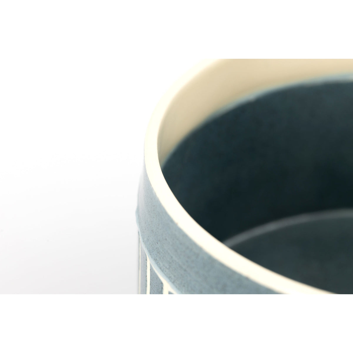 Sh.V2 Short Bowl, handbuilt ceramic created by Emily-Kriste Wilcox, available from Padstow Gallery, Cornwall