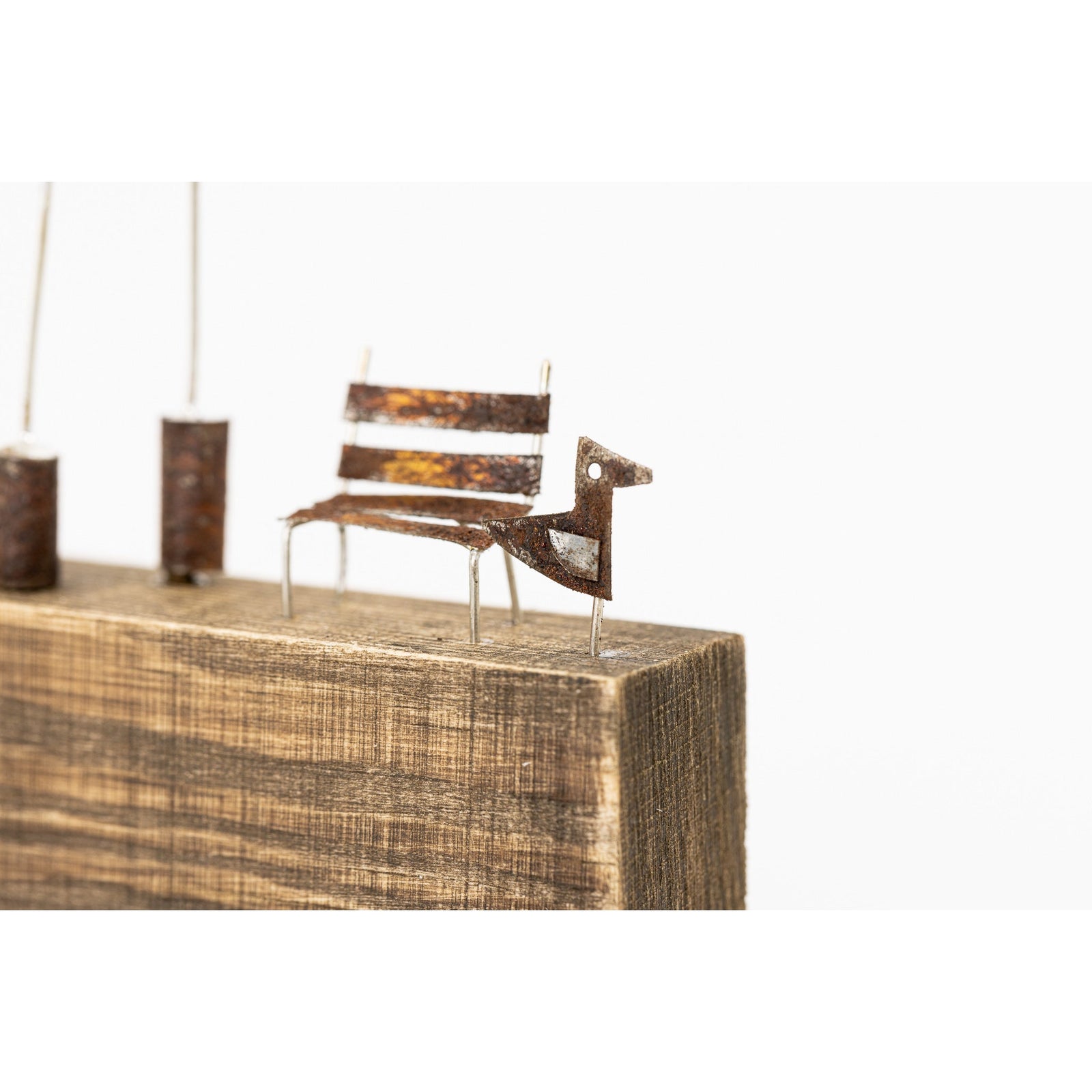 Topiary and Bench by Sarah Jane Brown available at Padstow Gallery, Cornwall