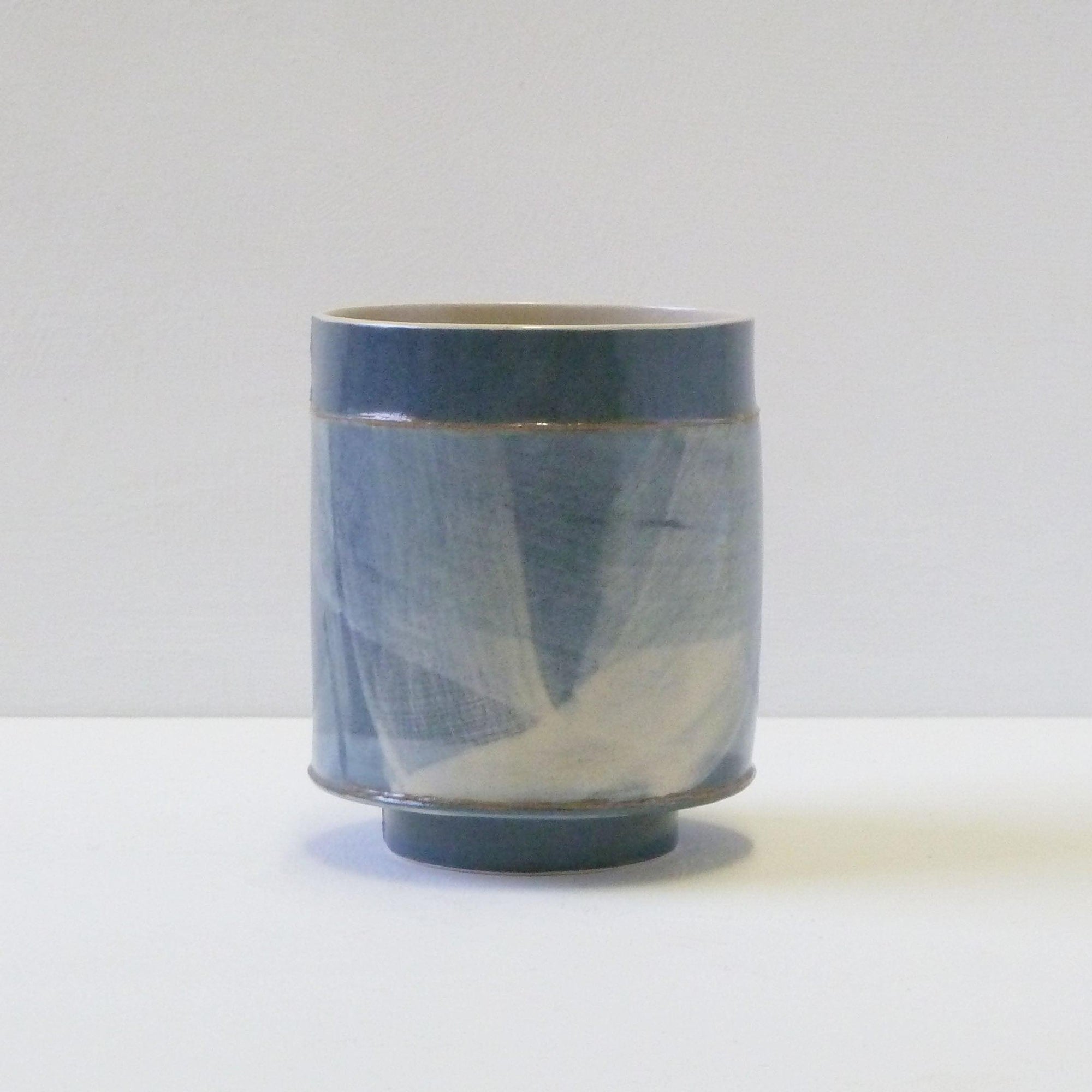 Small Vessel (SV121) | Navy | handbuilt ceramic created by Emily-Kriste Wilcox, available from Padstow Gallery, Cornwall