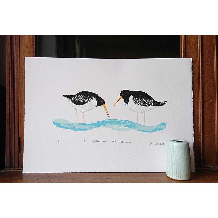 The oystercatcher and the clam by Liz Toole