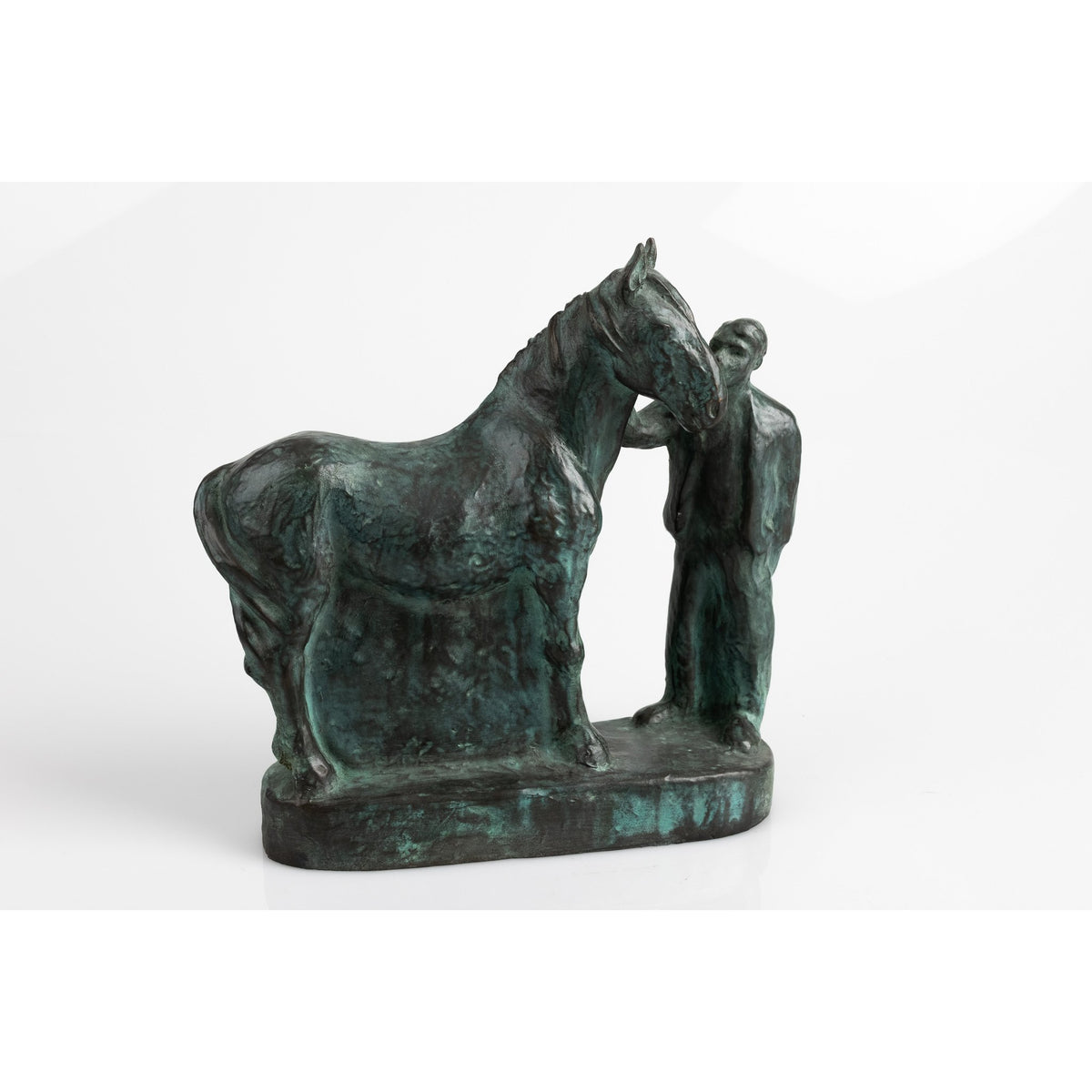 'Meeting' limited edition sculpture by Sophie Howard, available at Padstow Gallery, Cornwall