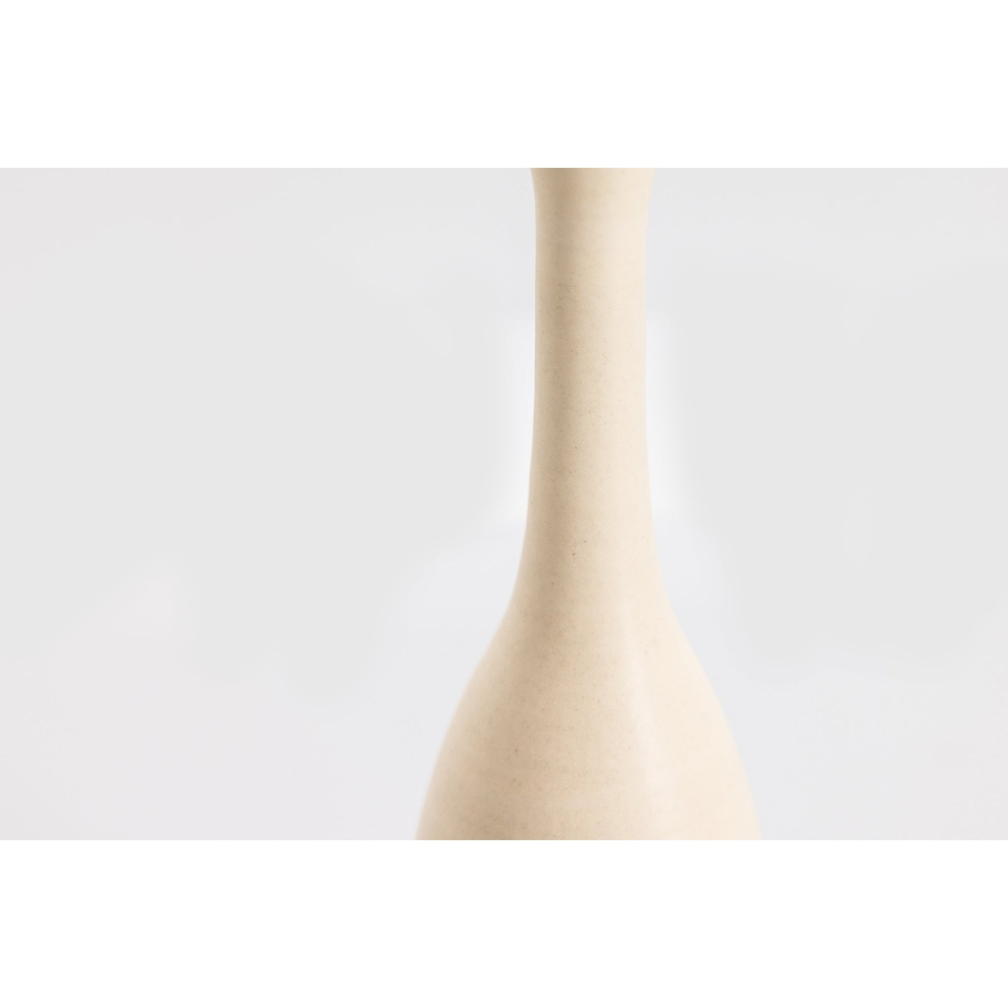 'LB140 Ivory Bottle' by Lucy Burley ceramics, available at Padstow Gallery, Cornwall