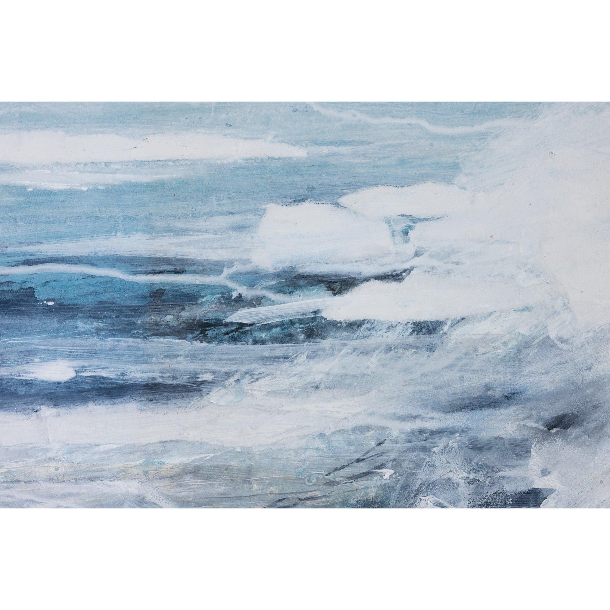 'Onrushing Tide' mixed media original by Jo Ellis, available at Padstow Gallery, Cornwall