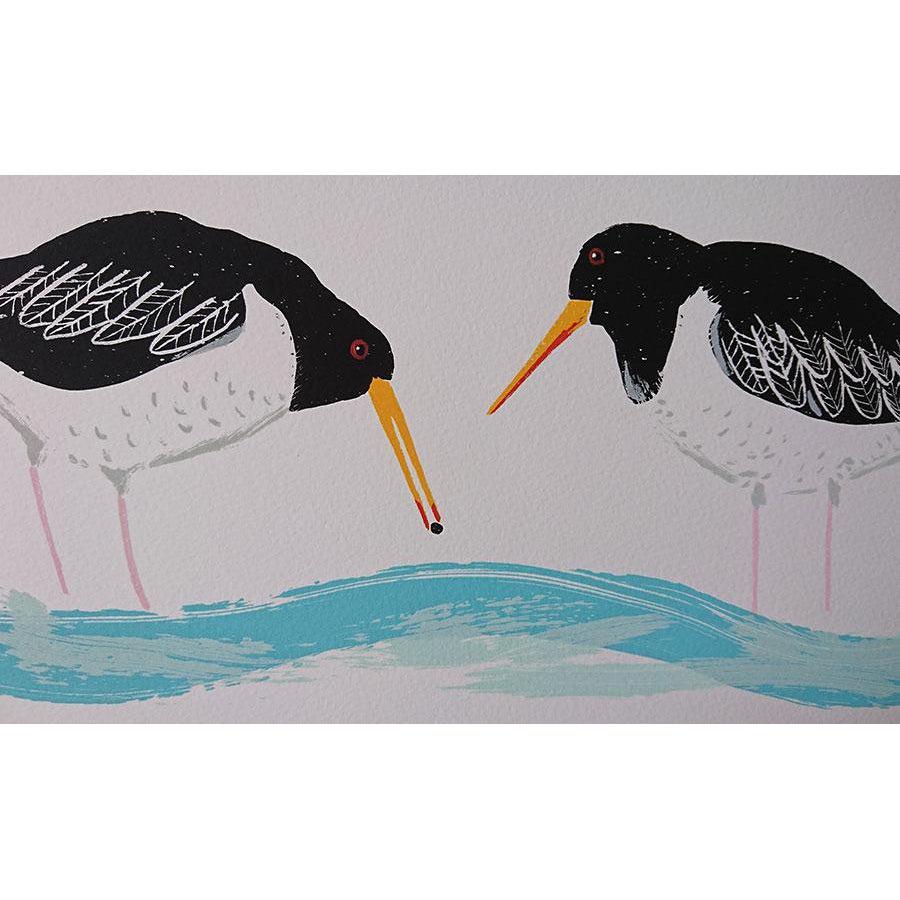 The oystercatcher and the clam by Liz Toole (detailed photo)